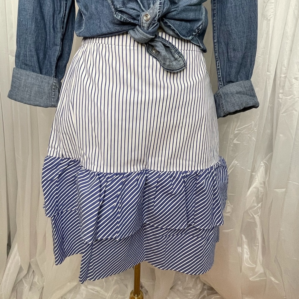 J.Crew double ruffle skirt